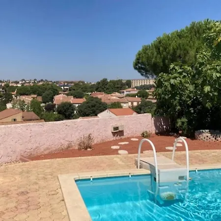 Hotel 126 M With Pool Between Town And Sea Béziers